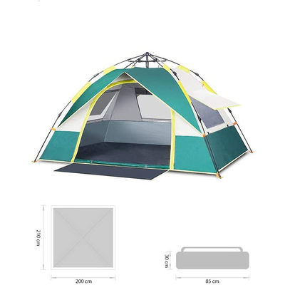 Палатки кемпинга семьи 2-3 человек немедленные портативные располагаясь лагерем для пешего туризма