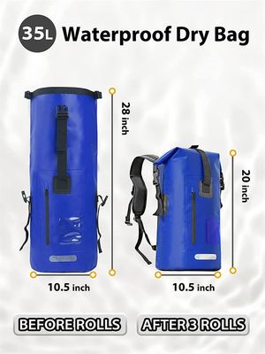 Рюкзак Premium 35L водонепроницаемый сухой мешок для катания на лодках, каякинга, пешего туризма, рыбалки, рафтинга