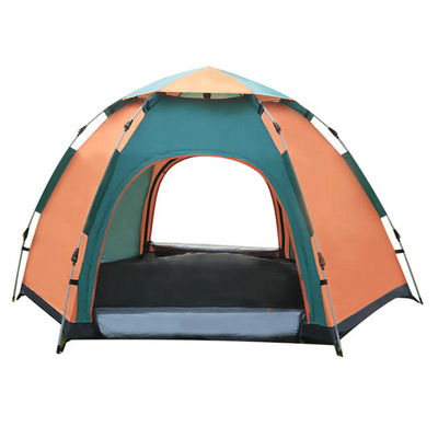 Облегченный водоустойчивый складывая цвет располагаясь лагерем шатра оранжевый зеленый шить