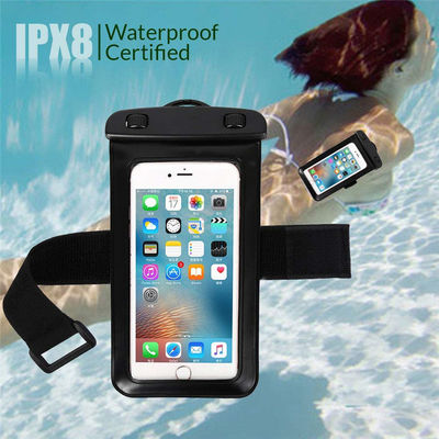 Мешок телефона PVC IPX8 водоустойчивый управляя плаванием с Armband