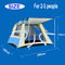 На открытом воздухе автоматический складывая полиэстер располагаясь лагерем шатра 190T 4 стороны 3 Windows