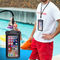 Плавая случай телефона PVC IPX8 водоустойчивый касание 6,9 дюймов чувствительное