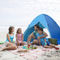 Облегченный шатер UPF 50+ солнцезащитного крема пляжа автоматический хлопает вверх для 2-3 людей